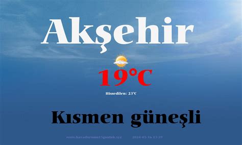 Akşehir hava